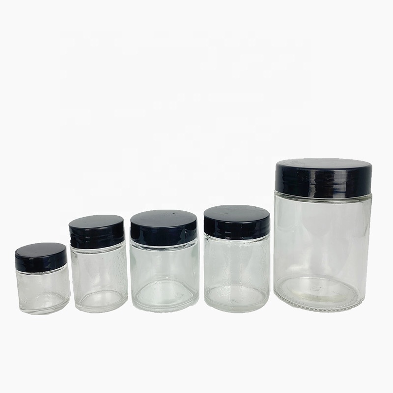 30ml 60ml 80ml 100ml 110ml 180ml 240ml 300ml 360ml 500ml 650ml glass kaya jam jar with plastic screw lid