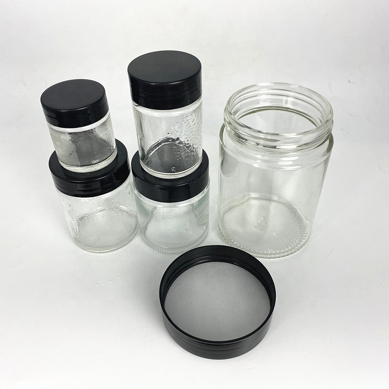 30ml 60ml 80ml 100ml 110ml 180ml 240ml 300ml 360ml 500ml 650ml glass kaya jam jar with plastic screw lid