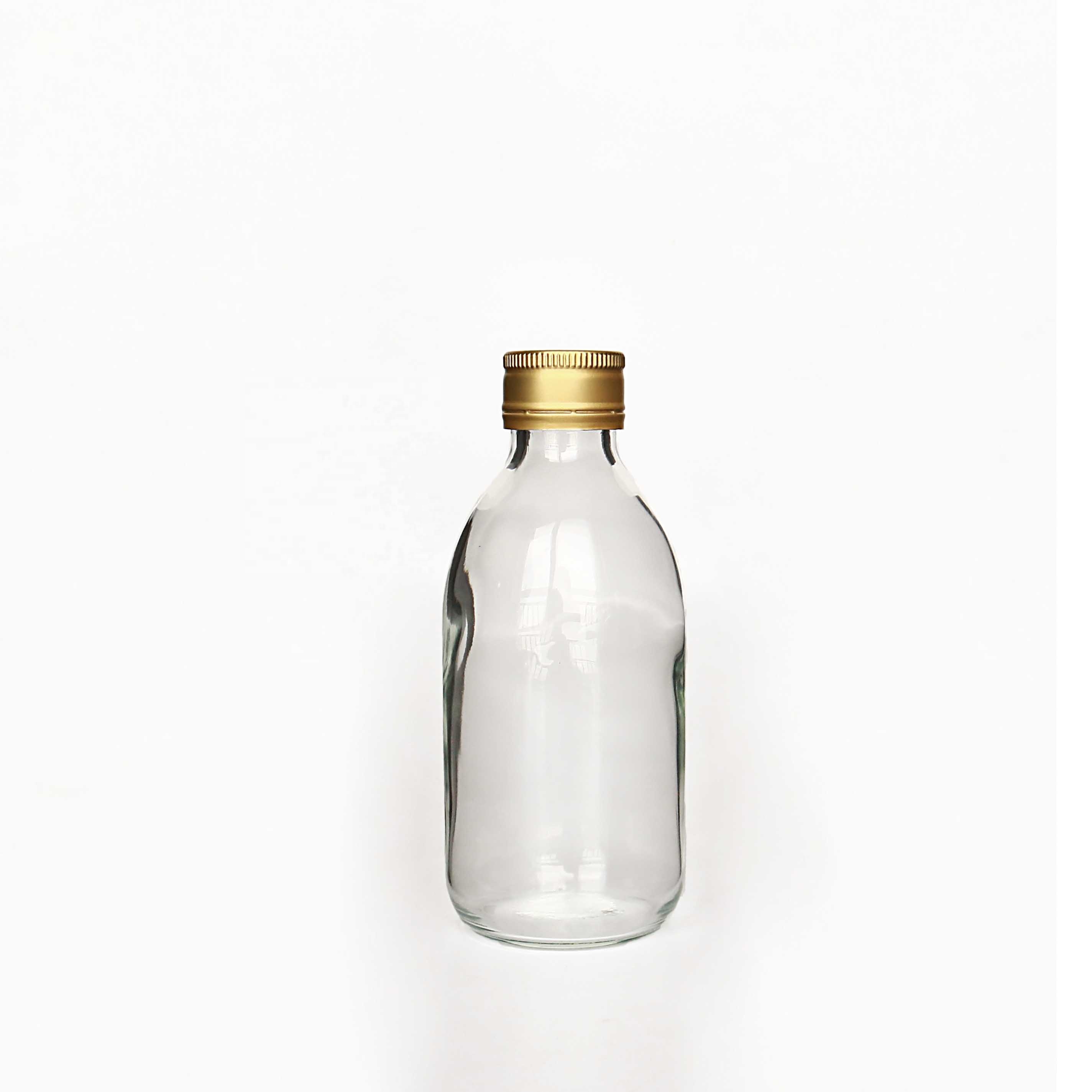 30ml 60ml Glass Bottle 100ml 150ml 200ml Shot Glass Wine With Metal Screw Lid