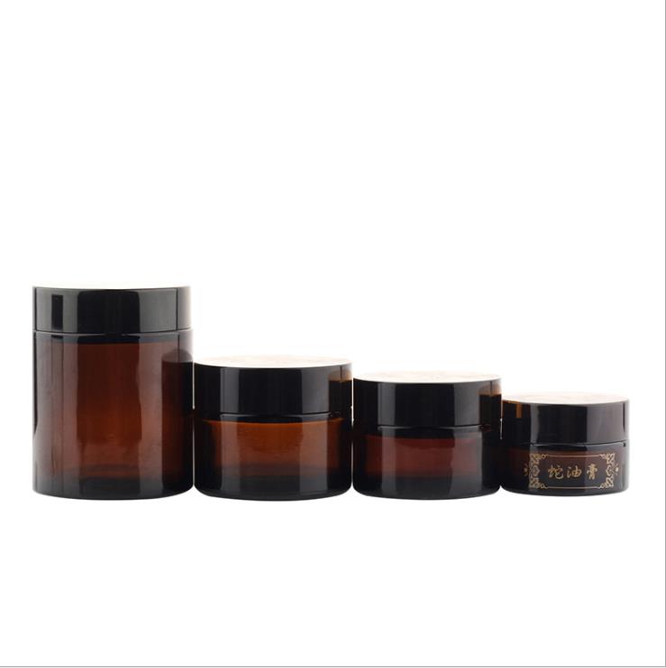 30ml 60ml Various Sizes Premium Amber Cream/Cosmetic Glass Jar