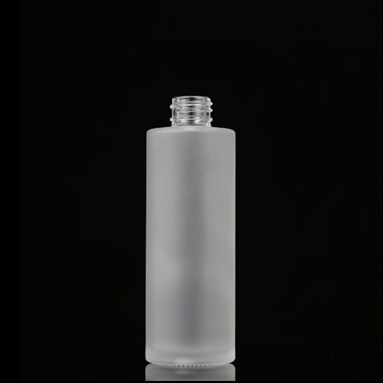 30ml 60ml clear frosted luxury serum bottle glass bottle lotion pump 80ml