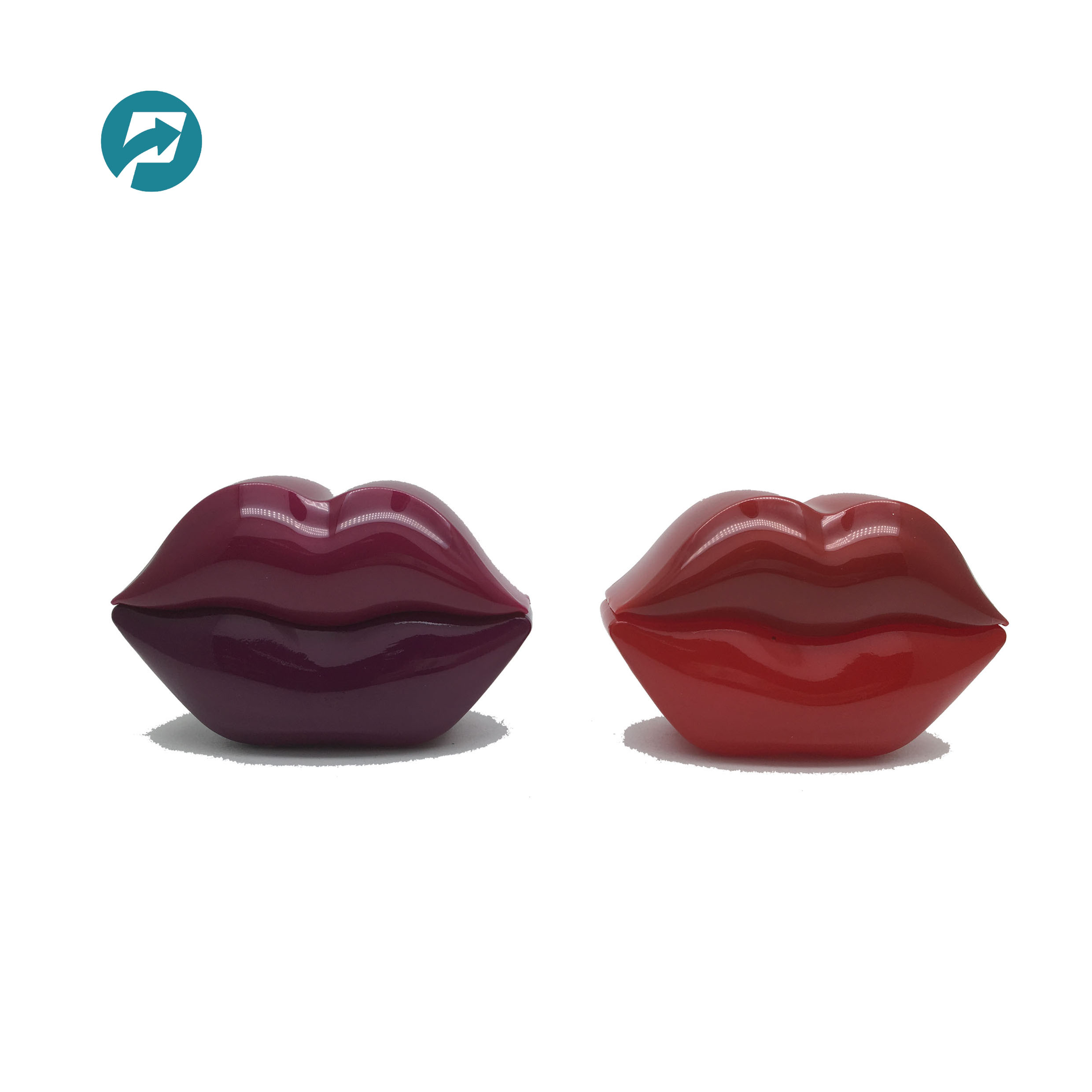 30ml 60ml lips shape sexy perfume glass bottle for personal care