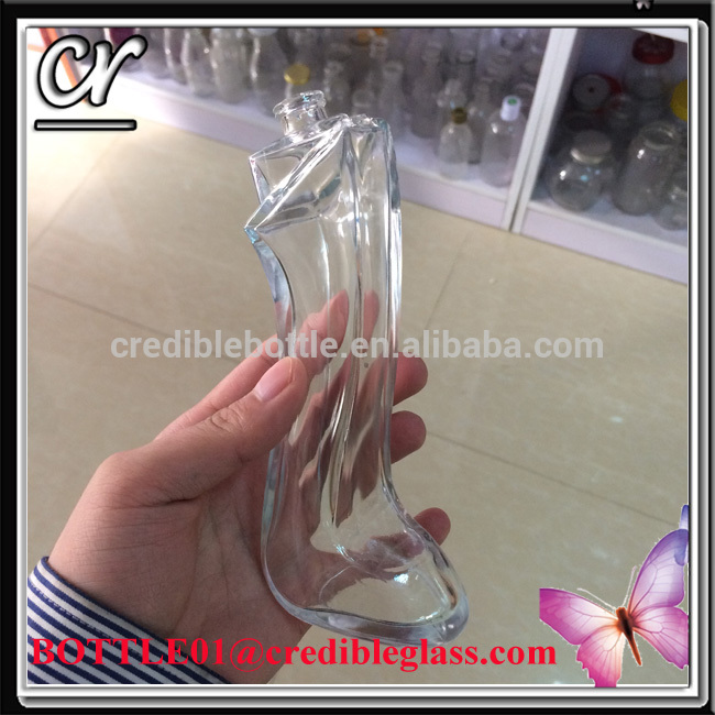 30ml 80ml 85ml boot shoes shape glass perfume bottle