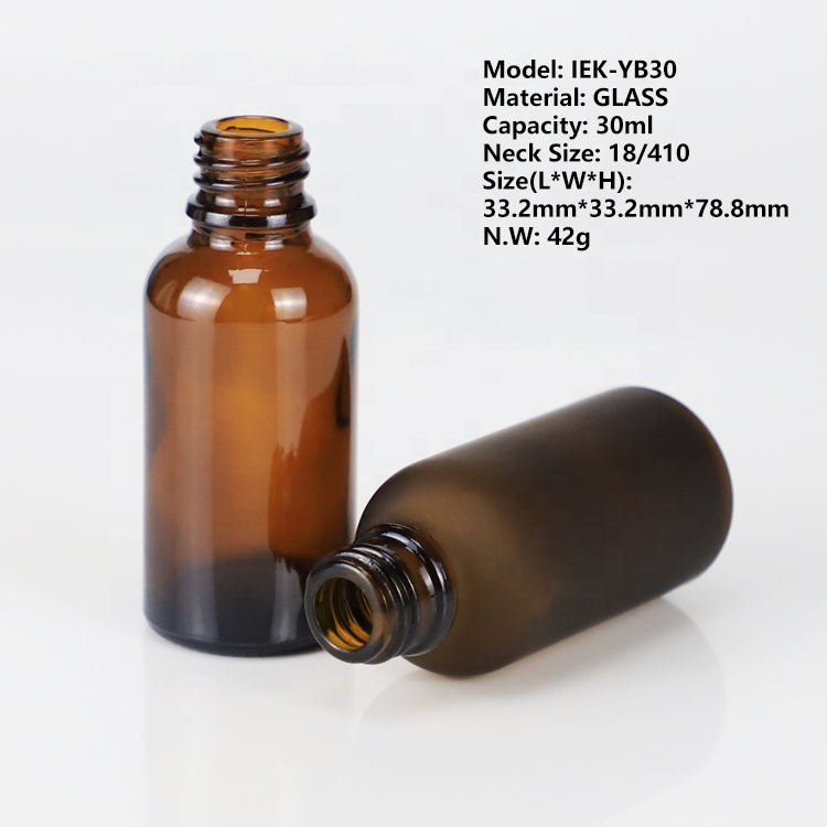 30ml Amber Glass Diffuser Blend & Essential Oil Bottles