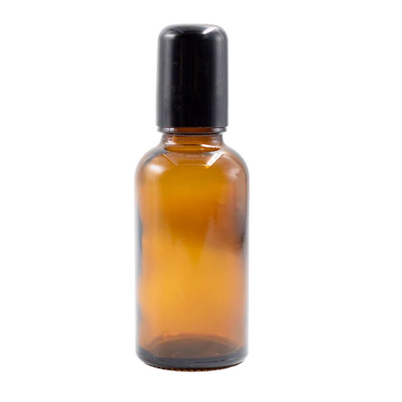 30ml Amber Glass Roll-on Bottles Portable Essential Oil Jar Bottle With Glass Roller Ball