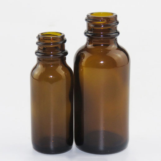 30ml Amber color boston round 1 oz glass dropper eliquid bottles for CBD oil