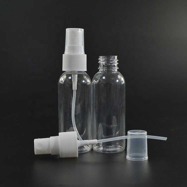 30ml Clear Boston Round Bottle Spray Pump Bottles Empty Glass Perfume Bottles