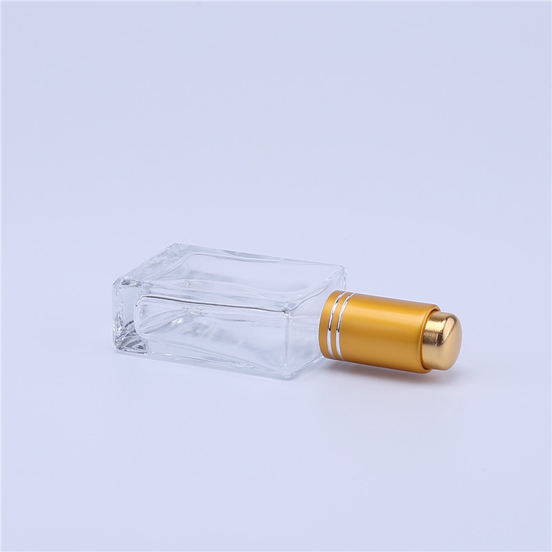 30ml Clear Cosmetic Oil Squareg Glass Dropper Bottle In Stock For Essential Oil