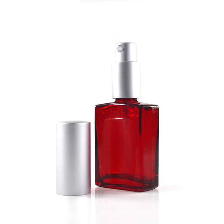 30ml Empty Atomizer Spray Perfume Glass Bottle with Gold or Silver Cap
