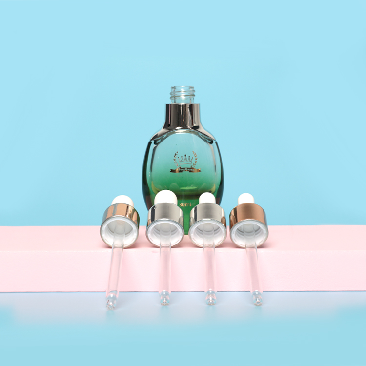 30ml Empty Unique Serum Glass Dropper Bottle for Cosmetic Oil Packaging