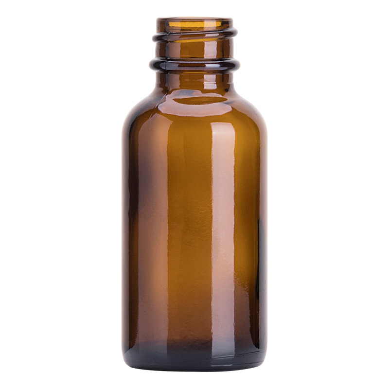 30ml Essential Oil Bottle Amber Glass Bottle With Black Plastic Dropper