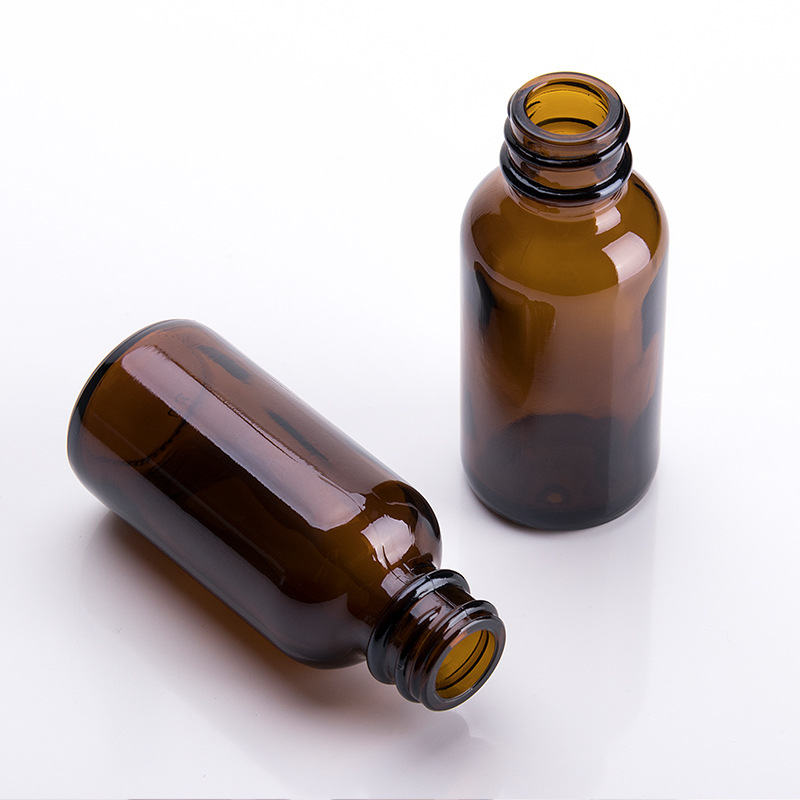30ml Essential Oil Bottle Amber Glass Bottle With Black Plastic Dropper