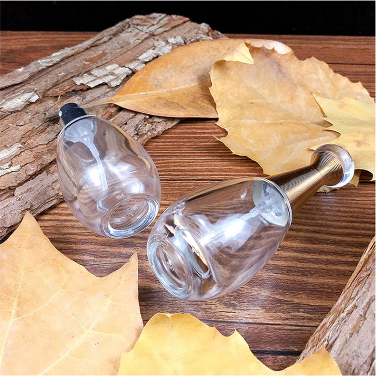 30ml Factory wholesale round empty clear fragrance spray glass perfume bottle