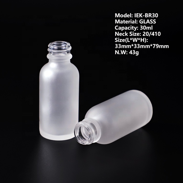 30ml Frosted Dropper oil Bottle For Serum