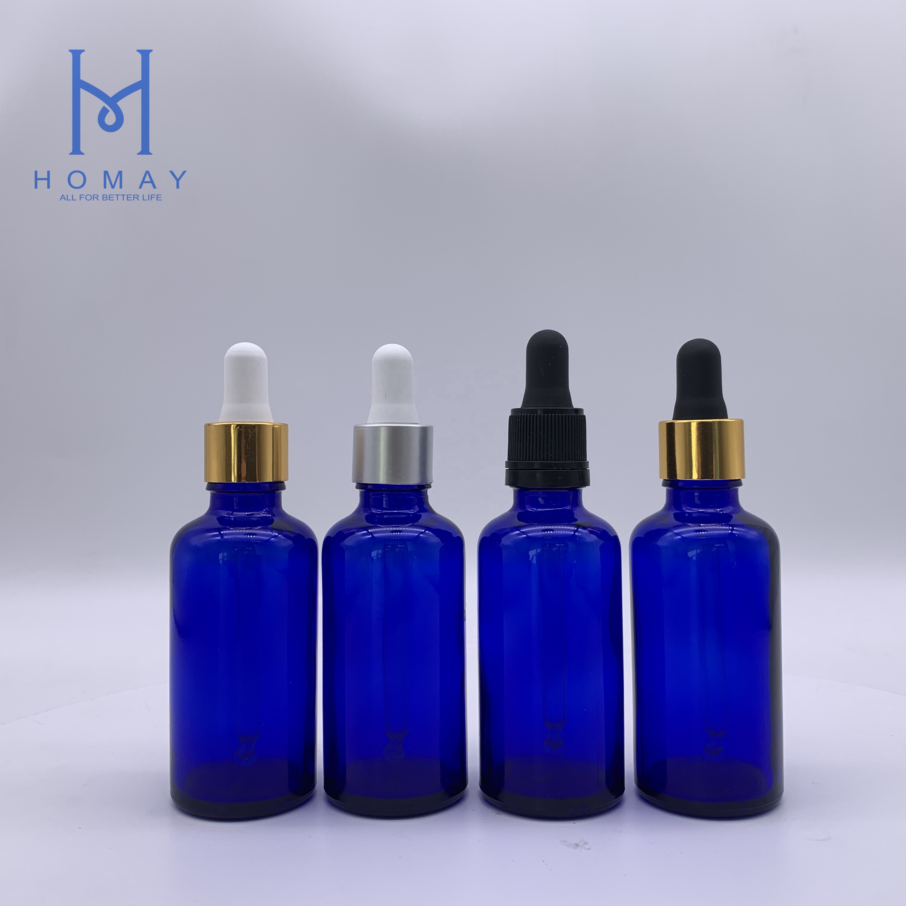 30ml, Glass cosmetic dropper bottle for essential oil with dropper cap