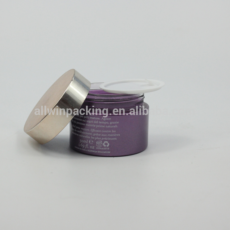 30ml Matte green Glass Jars, empty recycled cosmetic glass cream jar wholesale