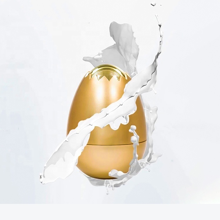 30ml PET Cosmetic Packaging Container Cute Egg Shape Plastic Face Cream Jar