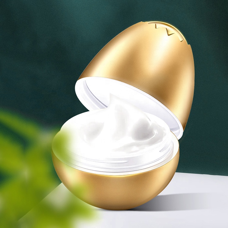 30ml PET Cosmetic Packaging Container Cute Egg Shape Plastic Face Cream Jar