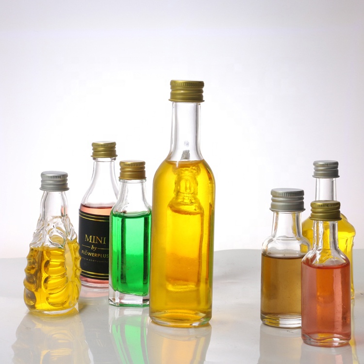 30ml Packing and Try Drinking TransparentGlass Bottle With Empty Bottles