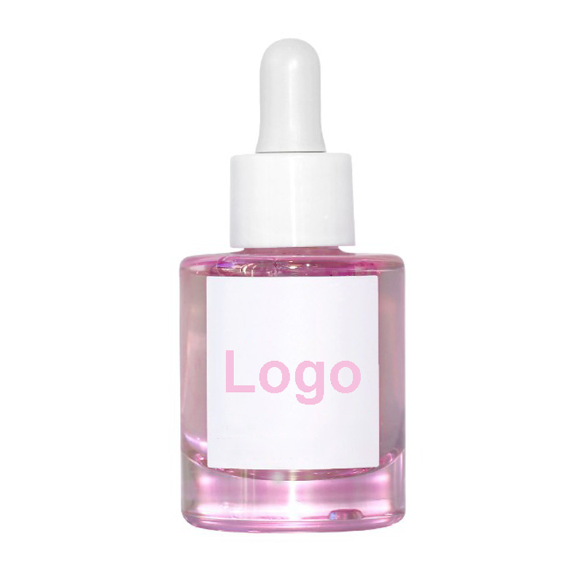 30ml Pink Serum Dropper Tincture Body Parts Cosmetic Bottles for Essential Oil Glass