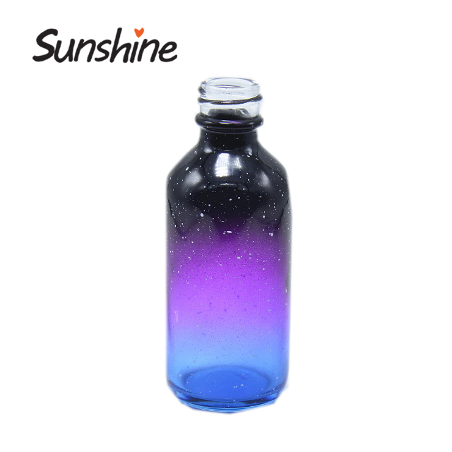 30ml Purple Colored Serum Dropper Glass Cosmetic Essential Oil Bottle