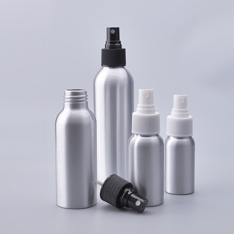 30ml Silvery Aluminum Spray Bottle