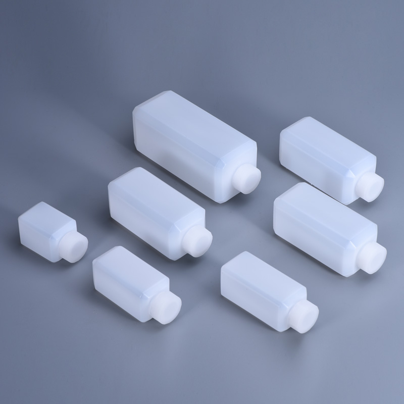 30ml Square Empty Spirit HDPE Plastic Bottle Face Cream Packing Cosmetic Jars