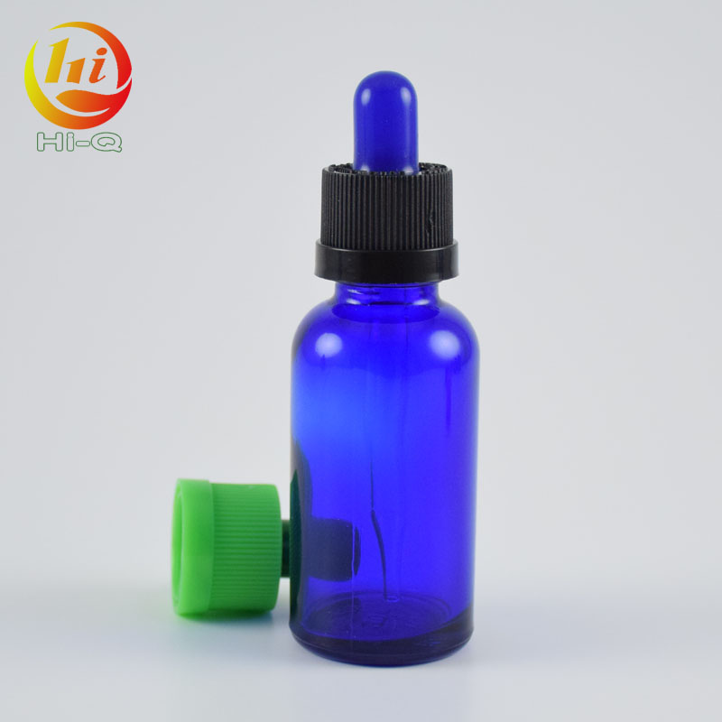 30ml Transparent green amber blue measure graduation dropper pipette 1oz 30 ml glass essential oil bottle