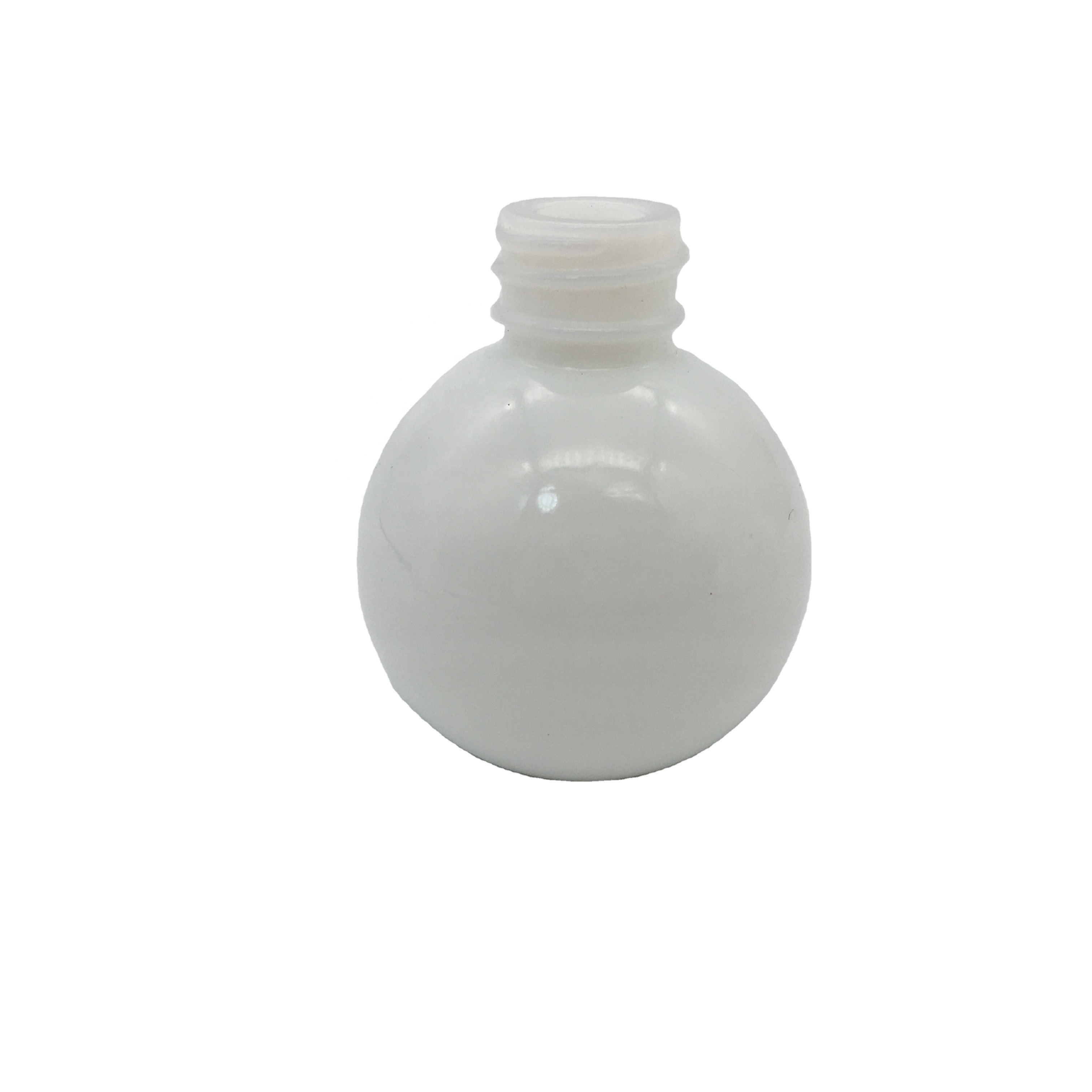 30ml White Porcelain Oblique Cosmetic Glass Dropper Bottle Essential Oil Screen Printing Personal Care