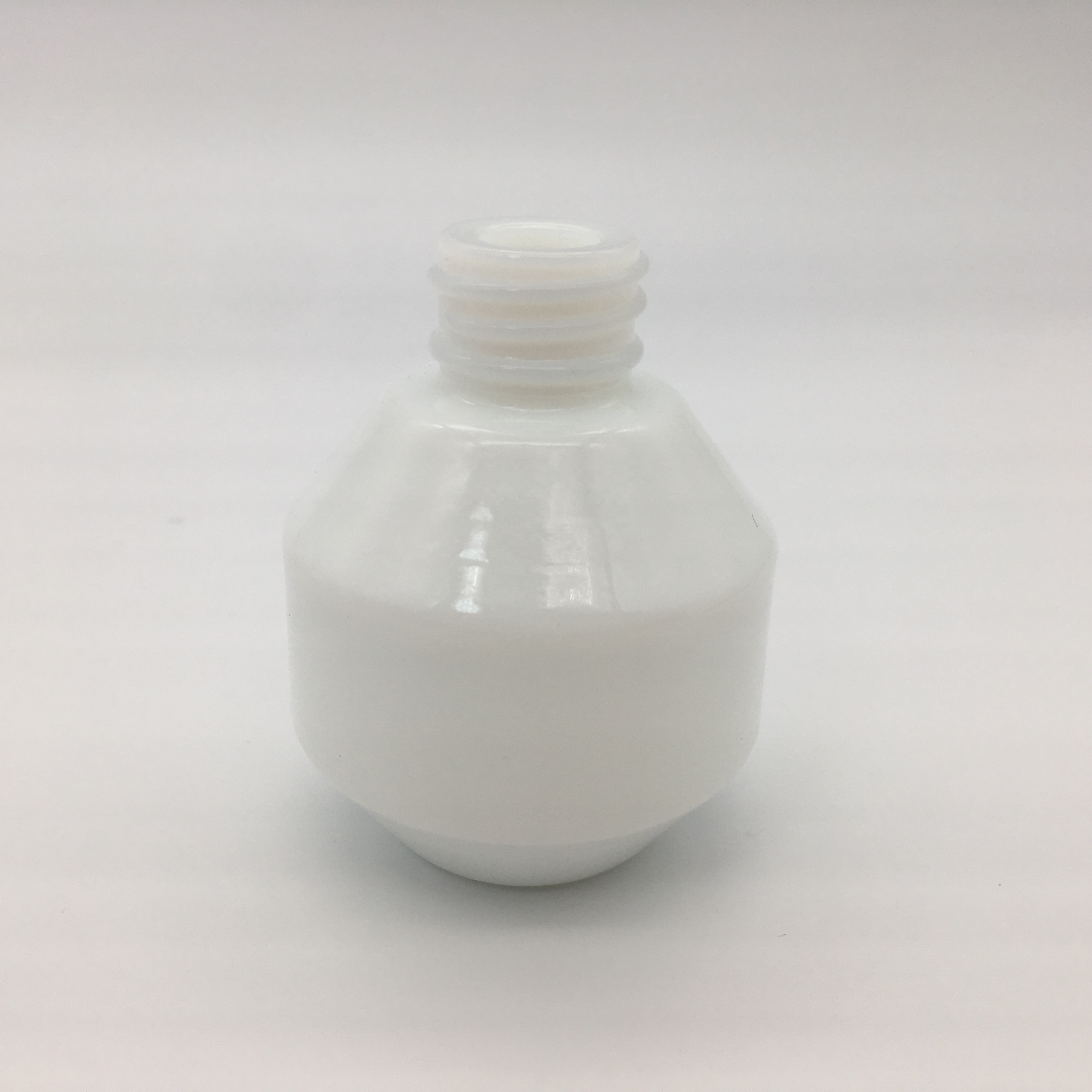 30ml White Porcelain Oblique Cosmetic Glass Dropper Bottle Essential Oil Screen Printing Personal Care