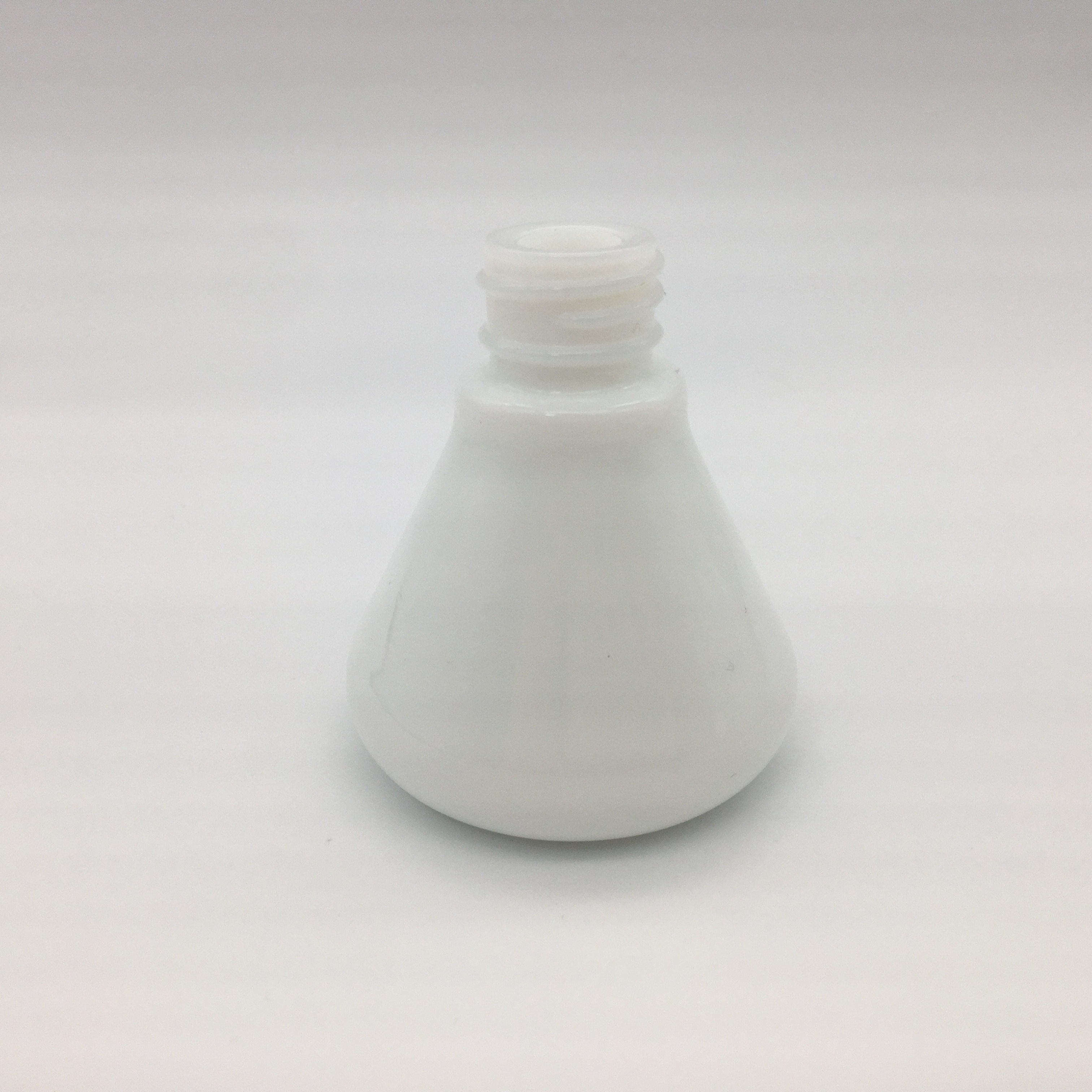 30ml White Porcelain Oblique Cosmetic Glass Dropper Bottle Essential Oil Screen Printing Personal Care