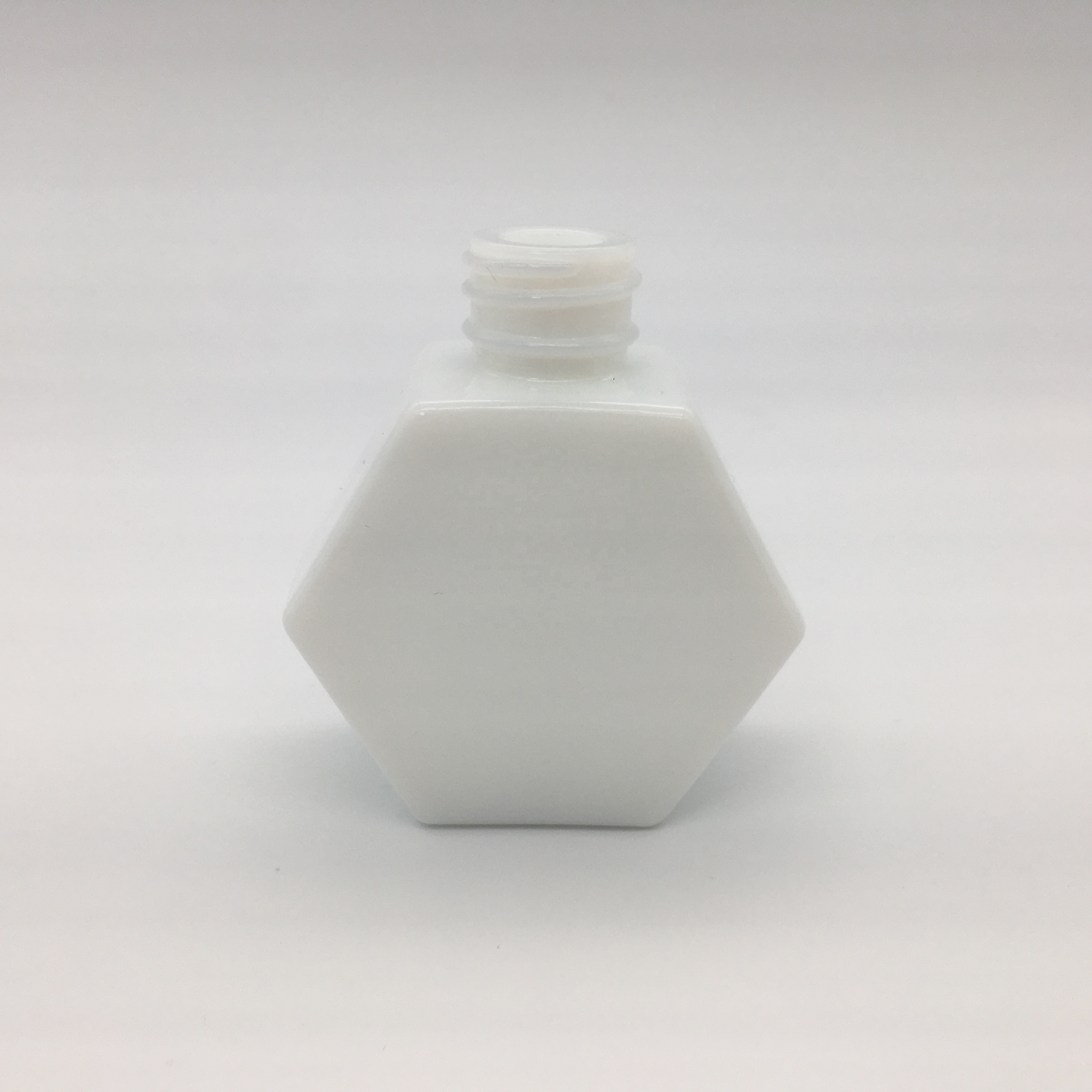 30ml White Porcelain Oblique Cosmetic Glass Dropper Bottle Essential Oil Screen Printing Personal Care