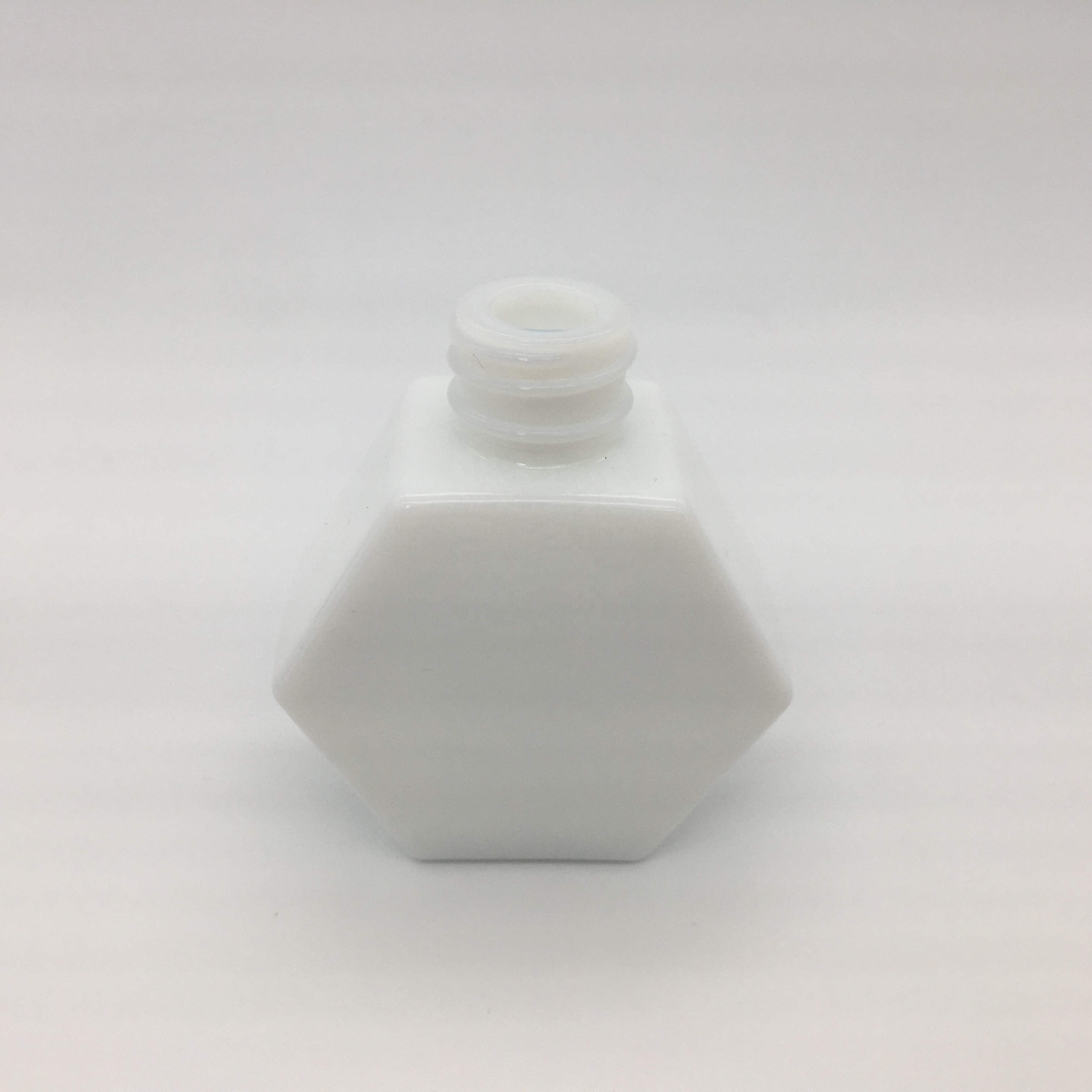 30ml White Porcelain Oblique Cosmetic Glass Dropper Bottle Essential Oil Screen Printing Personal Care