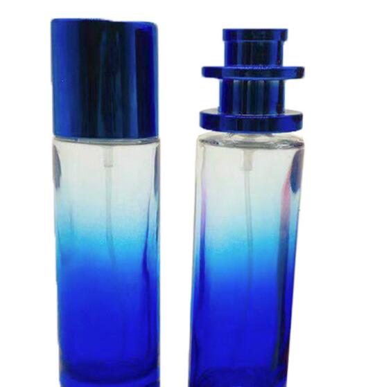 30ml Wholesale Direct Sale Glass Cosmetic Jar With Push Style Lids Spray Glass Cosmetic Bottles