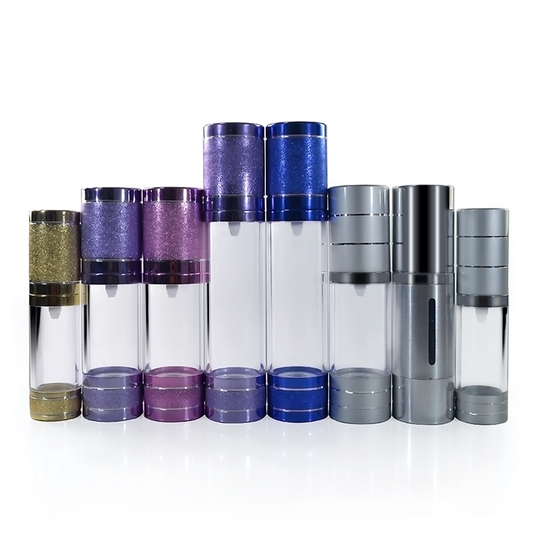 30ml airless bottle, round airless bottle,cosmetic airless bottle