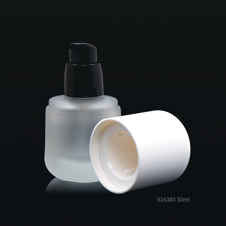 30ml airless serum cosmetic foundation liquid glass bottle packaging lotion bottle