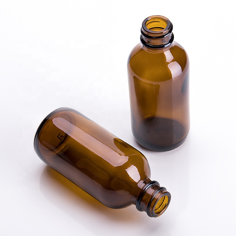 30ml amber boston round essential oil glass dropper bottle 1oz