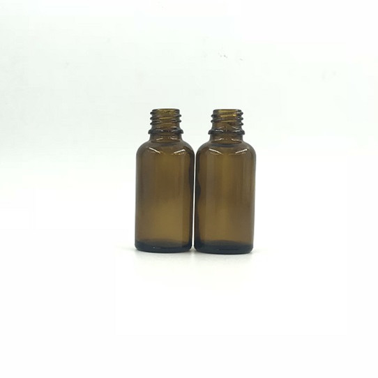 30ml amber essential oil glass bottle with childproof cap