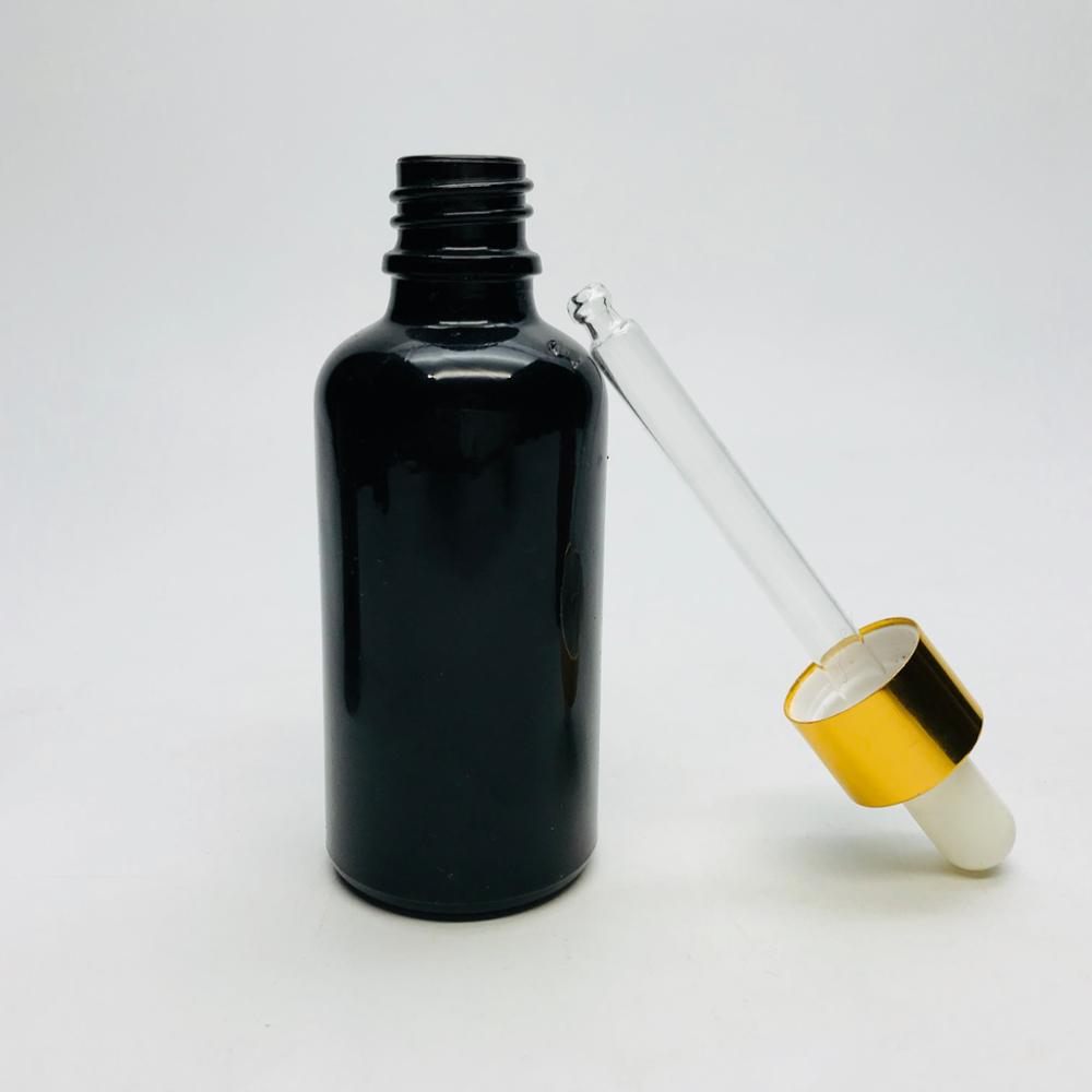 30ml black and white frosted glass dropper bottles glass cosmetics bottles of oil