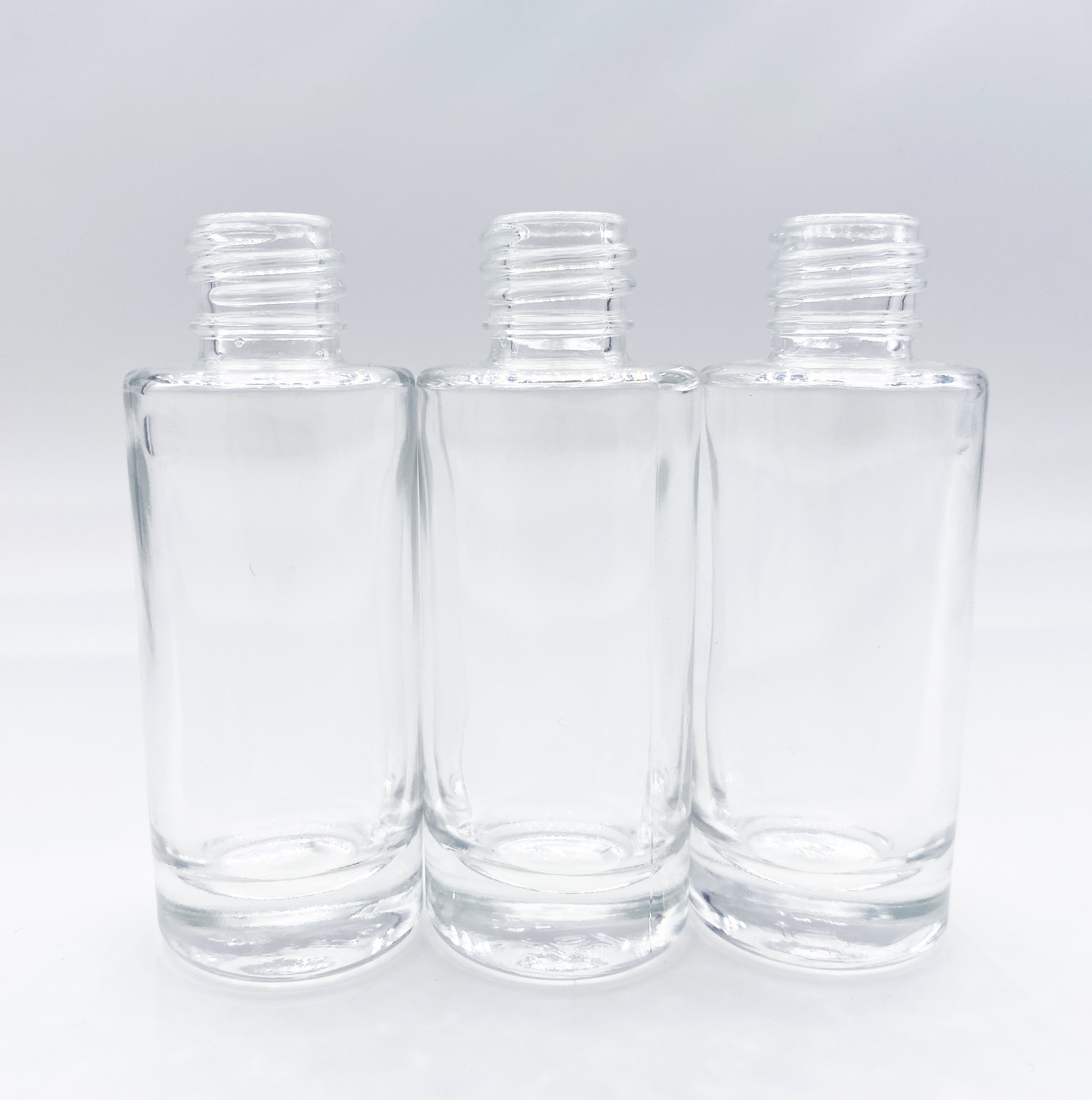 30ml black dropper bottle with sliver aluminum dropper circle push button glass dropper bottles