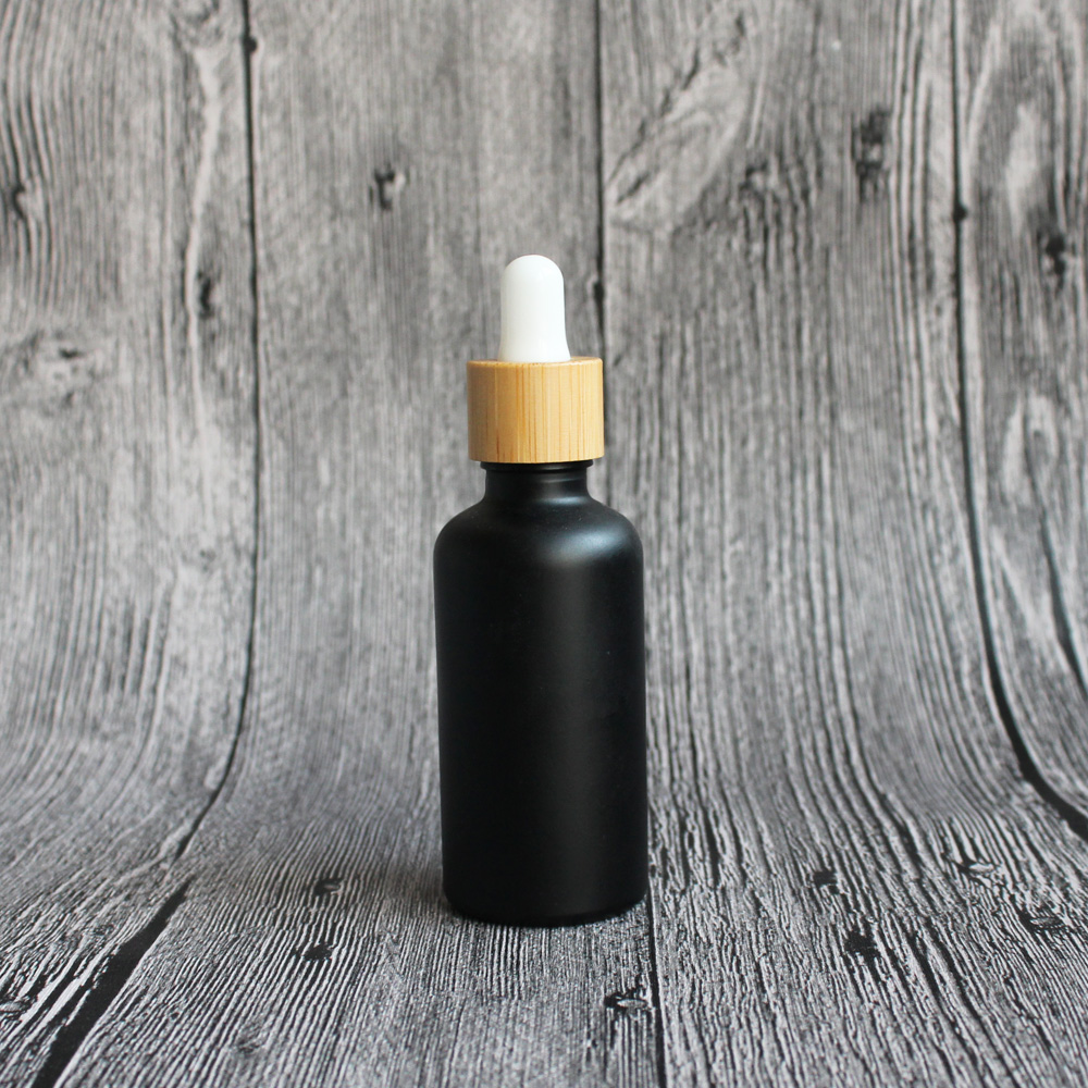30ml black frosted glass dropper bottles with childproof cap black glass dropper bottles wholesale beard oil essential oil