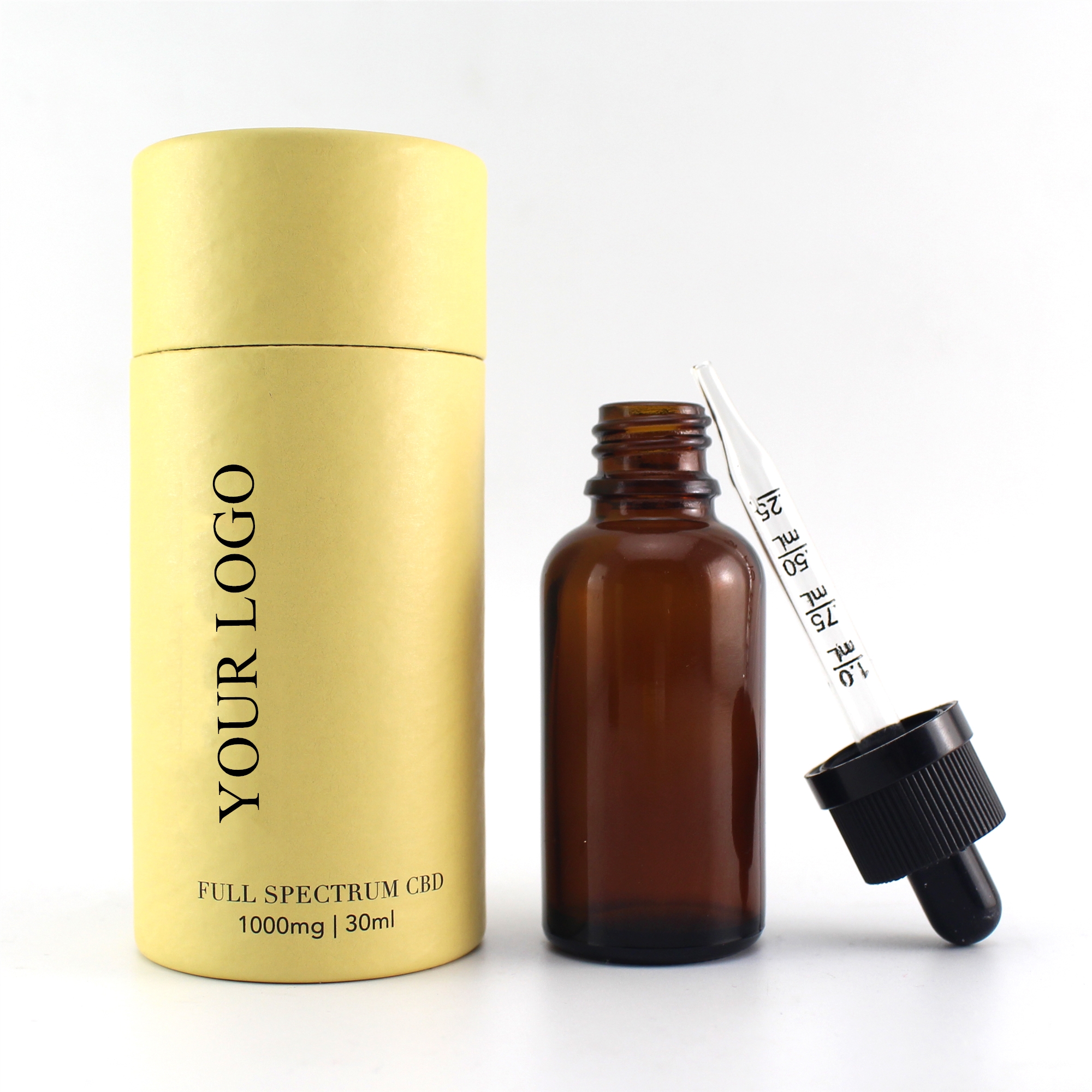 30ml blue glass dropper CBD oil bottle eliquid perfume 30 ml CBD glass bottle with childproof caps