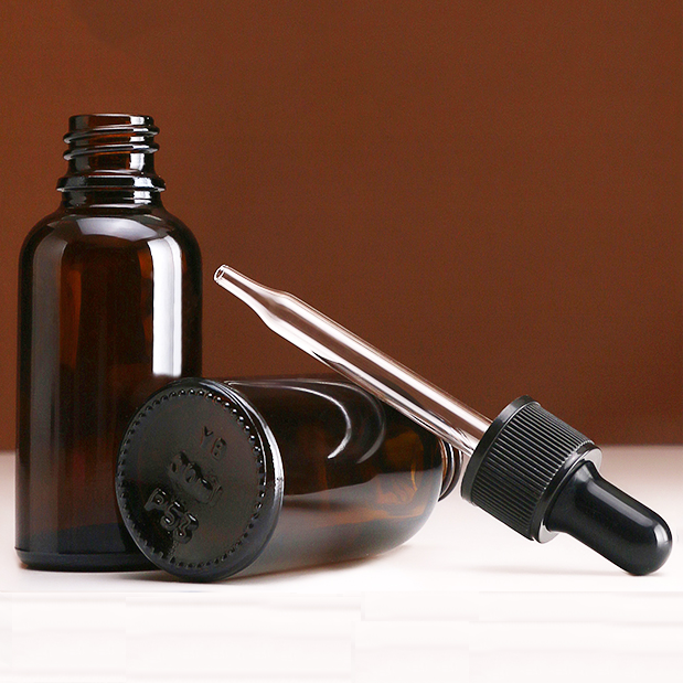 30ml brown glass bottles with glass droppers