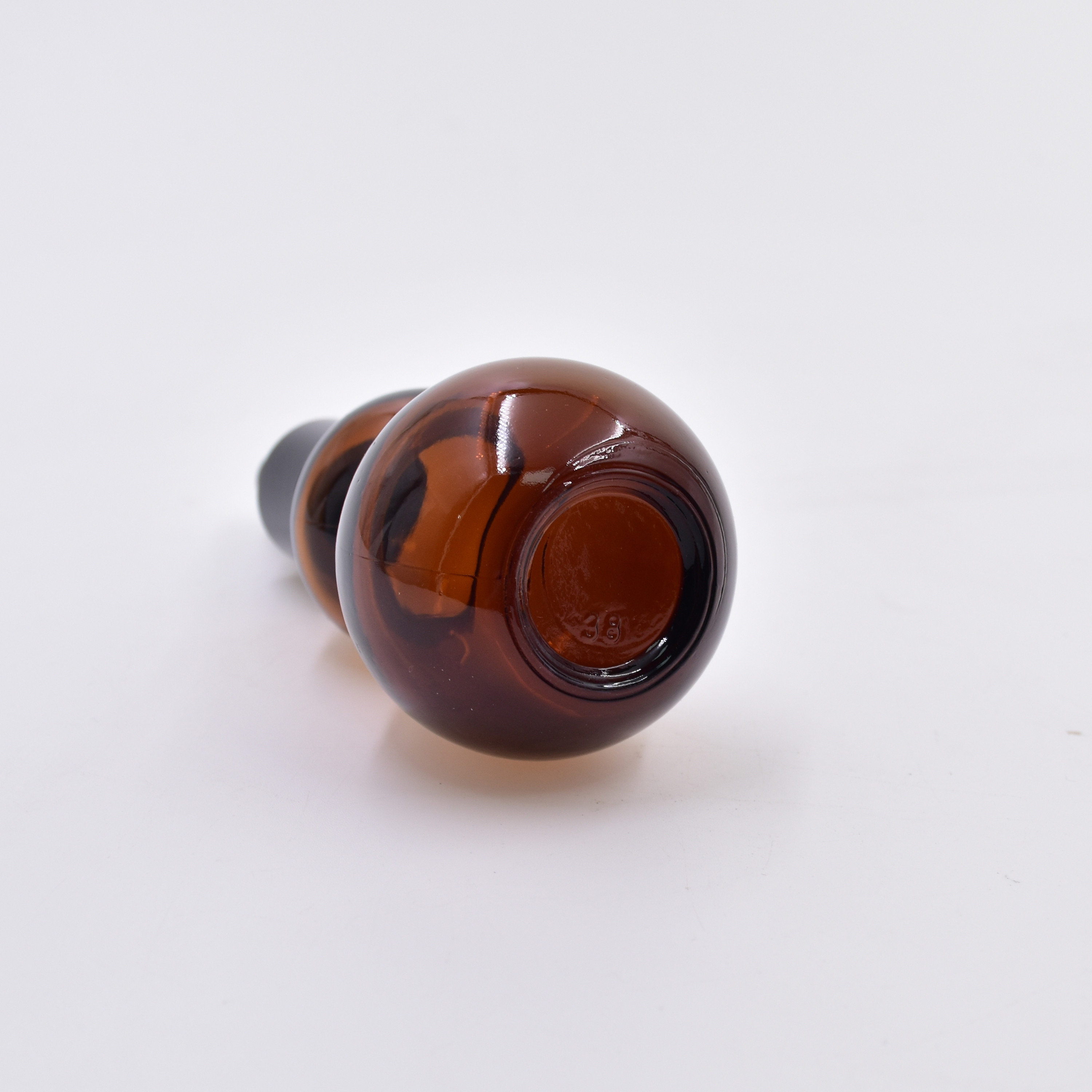 30ml bulk stock essential oil glass bottle with gold cap white rubber