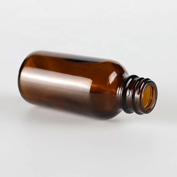 30ml child proof dropper amber glass dropple bottle with black cap black rubber head / essential oil bottle 30ml