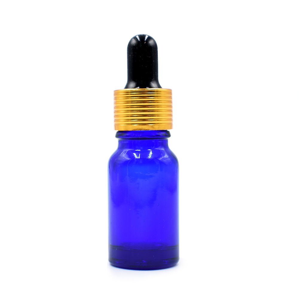 30ml clear amber round essential oil glass dropper bamboo cap bottle for cosmetic with wooden pump lid