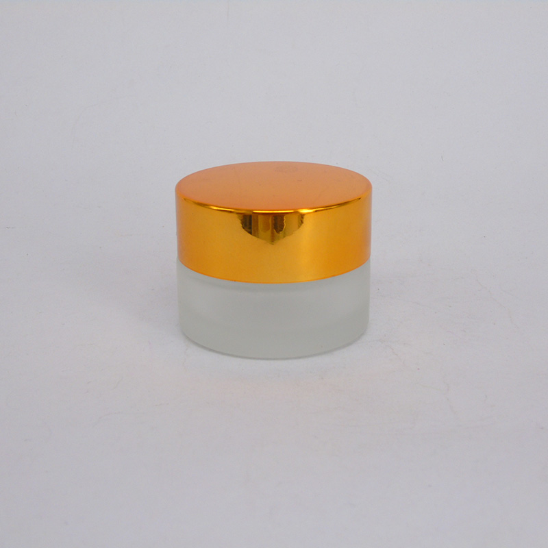 30ml clear frosted glass cosmetic jar 30g glass cream jar for skincare