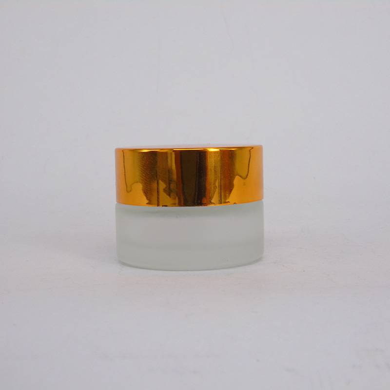 30ml clear frosted glass cosmetic jar 30g glass cream jar for skincare