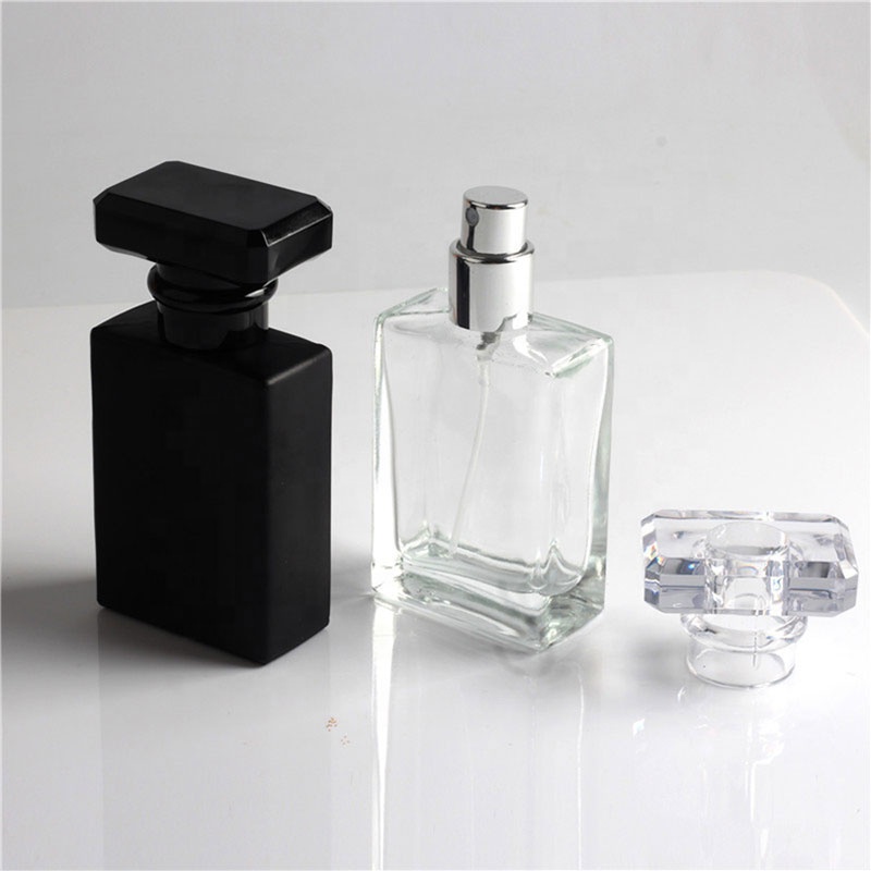 30ml clear glass bottle empty perfume bottles luxury black perfume bottle