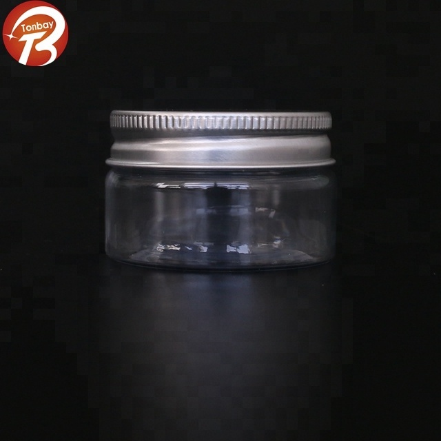 30ml clear recycled PET plastic cosmetic jars